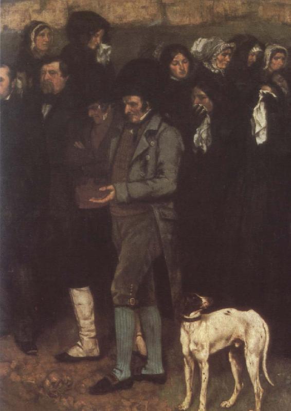 Gustave Courbet Interment oil painting picture